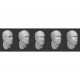 1/35 Russian Soldiers Head x5 In Buffs (Set 1)