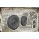 1/35 GAZ-69 Ya-248 Wheels (4pcs + Spare) Late Front Hubs version