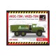 1/144 AKZS-75M-131-P Oxygen Tanker On Zil-131 Chassis Plastic Kit w/Resin & PE Parts
