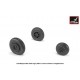 1/32 Mikoyan MiG-15bis Fagot (Late)/MiG-17 Fresco Wheels w/Weighted Tyres