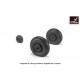 1/32 Ilyushin IL-2 Bark (late) Wheels w/Weighted Tyres