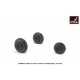 1/48 Mikoyan MiG-19S/P Farmer Wheels w/Weighted Tyres