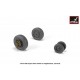 1/48 F-100D Super Sabre Wheels w/Weighted Tyres