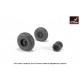 1/72 F-111 Aardvark Late Type Wheels w/Weighted Tyres for EF-111A/F-111E/F kits