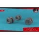 1/72 Sikorsky Ch-53 Sea Stallion Wheels w/Weighted Tires (Late)