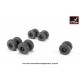 1/72 Transall C-160 Wheels w/Weighted Tyres
