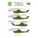 Decals for 1/32 Bell AH-1G Cobra 1th Aviation Helicopter Cavalry D/227 AHB
