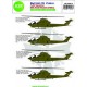 Decals for 1/48 Bell AH-1G Cobra 20th Aerial Rocket artilery part 1