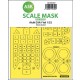 1/32 Aichi D3A1 Val One-sided Express Self-adhesive Mask for Infinity #3206