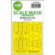 1/35 Messerschmitt Bf 109G-10 Double-Sided Painting Mask for Border Model