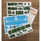 1/24 Fokker Dr.I Streaking Camouflage, Blue Paint "C" Decals for Meng kits