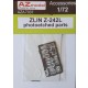 1/72 Zlin Z-242L Instrument Panel and Seatbelts Photo-etched parts