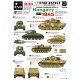 1/35 Decals for German Tanks in Hungary 1945 Part 2: T-35-85, Tiger 2, StuG III G, Wespe