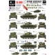 1/35 British A34 Comets Decals for Tanks in WWII and Cold War Europe