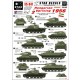 1/35 Hungarian Uprising 1956 Decals #2 - T-34-85,SU-76M,JSU-152K, JS-3M, PT-76 m/1951