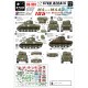 Decals for 1/35 US M4 and M4A1 105mm Sherman Tanks in NW Europe 1944-1945