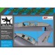 1/32 Douglas A-4 Skyhawk Spine Electronic & Tail for HobbyBoss kits