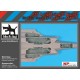 1/48 F-35A Lightning II Big Detail Set for Kitty Hawk kits