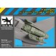 1/72 McDonnell Douglas F-18 Hornet Engine for Academy kits