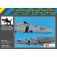 1/72 T-4 Trainer Engine & Electronic for Hobby Boss kits