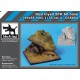1/35 Destroyed BTR-60 APC Section Diorama Base (Size: 95x95mm)