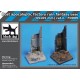 Post Apocalyptic Factory Ruin Section Fantasy Diorama Base (65mm x 65mm)