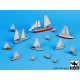1/700 Sailing Boats Set