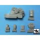 1/35 German Sidecar Accessories Set for Master Box kit