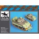 1/35 Sherman 75mm Normandy Stowage/Accessories set for Dragon kit