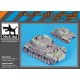 1/35 PzKpfw (Panzerkampfwagen) IV Ausf.J Accessories set for Dragon kit