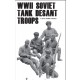 1/35 WWII Soviet Tank Desant Troops (5 resin figures)