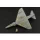 1/144 A4E Skyhawk PE parts for Platz kit (Two sets)