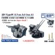 1/350 IJN Type89 127mm Twin AA Gun (4pcs)