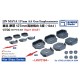 1/700 IJN MAYA 127mm AA Gun Emplacecements 1944 (6pcs)