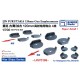 1/700 FRUTAKA Class 120mm AA Gun Emplacecements (4pcs)