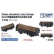 1/700 Steam Locomotive Log Carrage for War Ships
