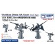 1/350 USN Oerlikon 20mm AA Guns Early Type (12pcs)