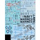 Decals for 1/32 McDonnell Douglas F-4B Phantom II VMFA-122 Crusaders 1968