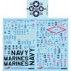Decals for 1/32 USN/USMC F-4 Phantom II Data Stencils