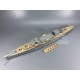 1/350 TunisCraven DD-70 Heavy Cruiser Wooden Deck w/Metal Chain for Trumpeter kits #05353