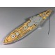 1/700 USS New York (BB-34) Battleship Wooden Deck w/Metal Chain for Trumpeter kits #06711