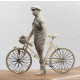 1/35 Bianchi Racing Bicycle with Cyclist from Early 1900s