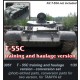 1/35 T-55C Training and Haulage Version Conversion Set for Tamiya