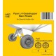 1/48 Piper L-4 Grasshopper Main Wheels for Special Hobby kit