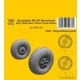 1/72 Beaufighter Mk.I/VI Mainwheels (Early Wheel Disk, Block Tread Pattern)