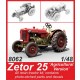 1/48 Zetor 25 "Agricultural Version" resin kit