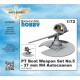 1/72 PT Boat Weapon Set No.5 37mm M4 Autocannon for Revell kits