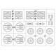 1/32 Macchi C.205 Veltro National Insignias Masking for Italeri kits