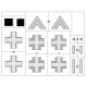 1/32 Bf 109G-2/4 National Insignias Masking for Revell kits
