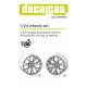 1/24 Porsche 911 992 GT3 RS Forged Aluminium Rims (2+2 units/each) for Tamiya #24370